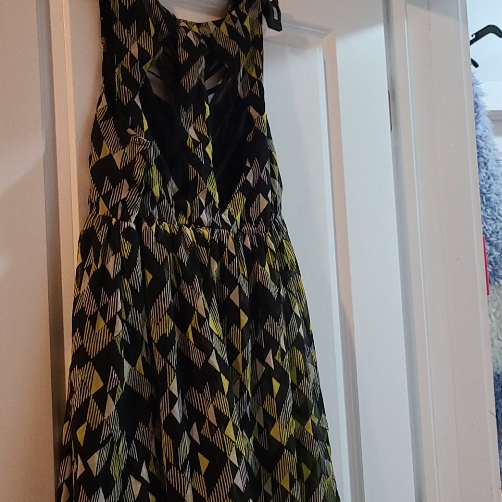 Geometric print French Connection Midi dress
